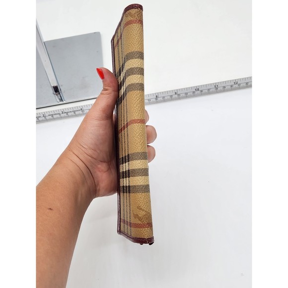 BURBERRY RED LONG WALLET 201BURXCH - Picture 5 of 12